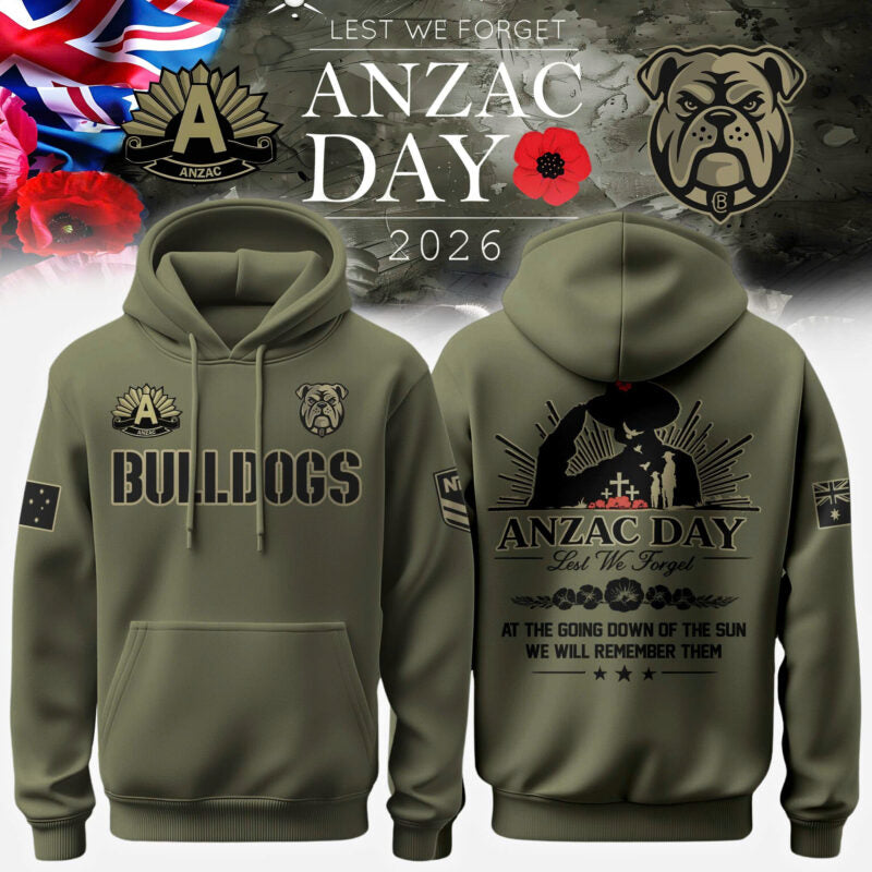 Canterbury-Bankstown Bulldogs Anzac Day Hoodie