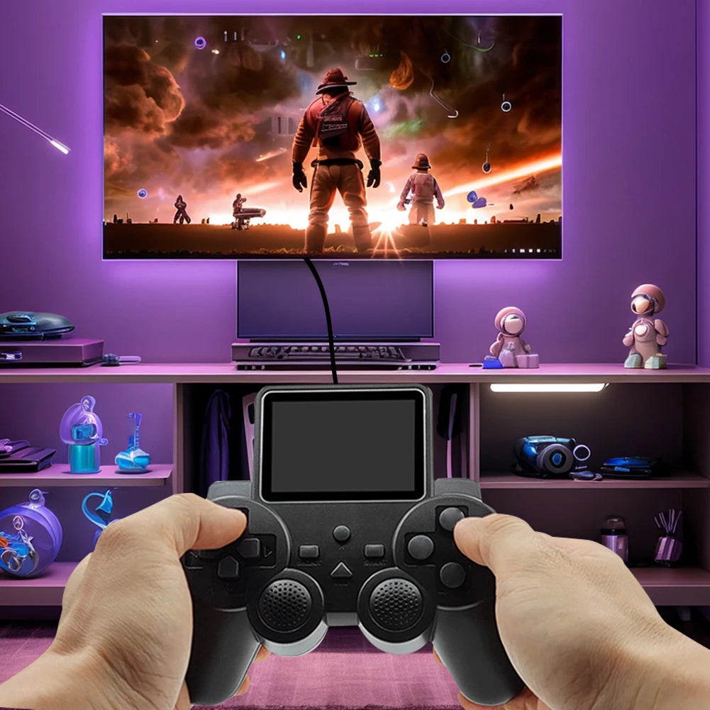 Retro Game Console Built-in 520 Games Classic Game Console with Rechargeable Battery Gifts for Boys Girls