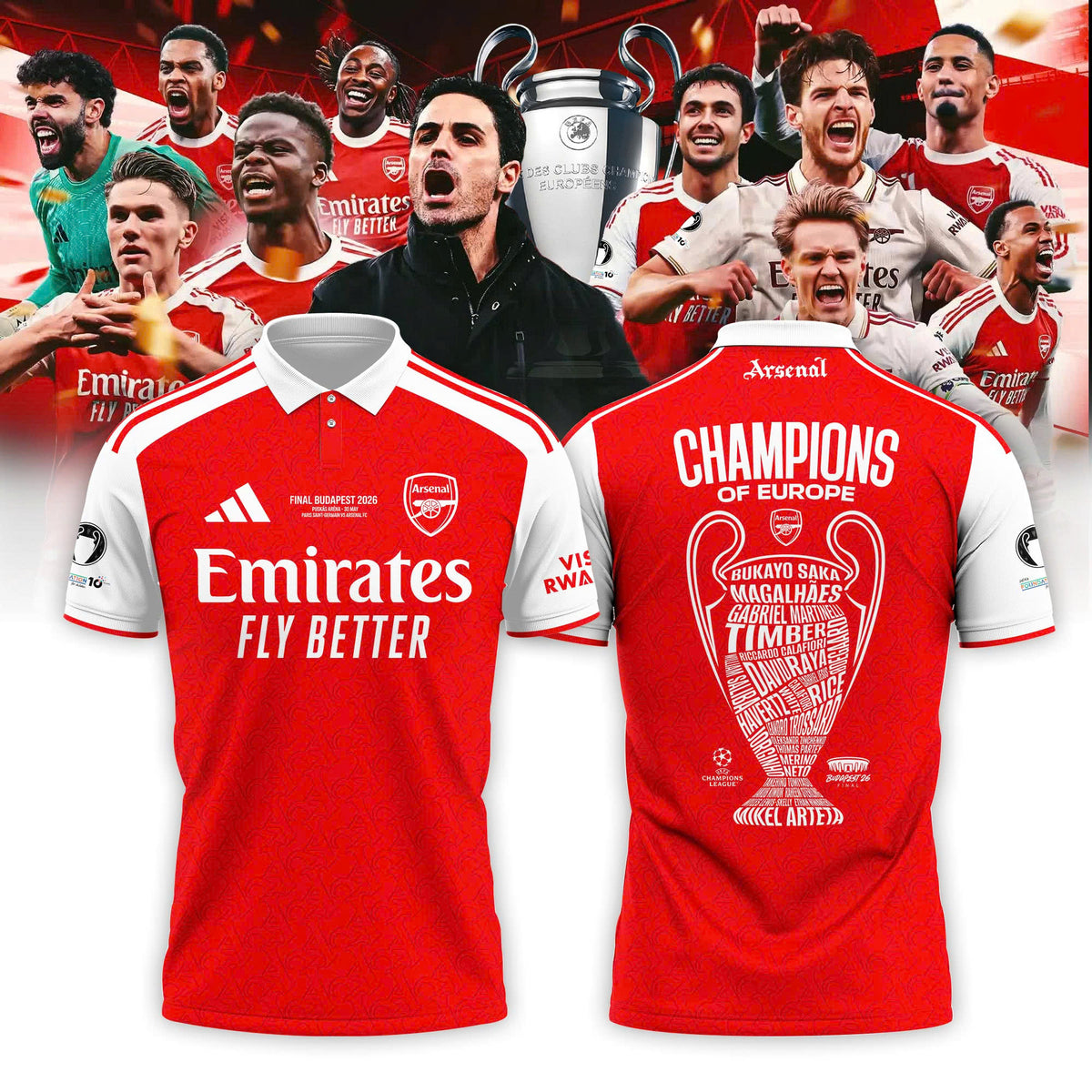 __ARS Champions of Europe 2026 Special Edition Polo