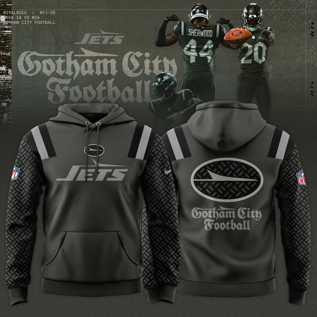 New York Jets 2025 Rivalries Uniform Special Edition Hoodie