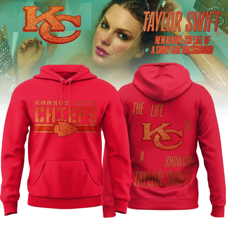 Kansas City Chiefs x Taylor Swift "Orange Era" Limited Editions 2025 Hoodie