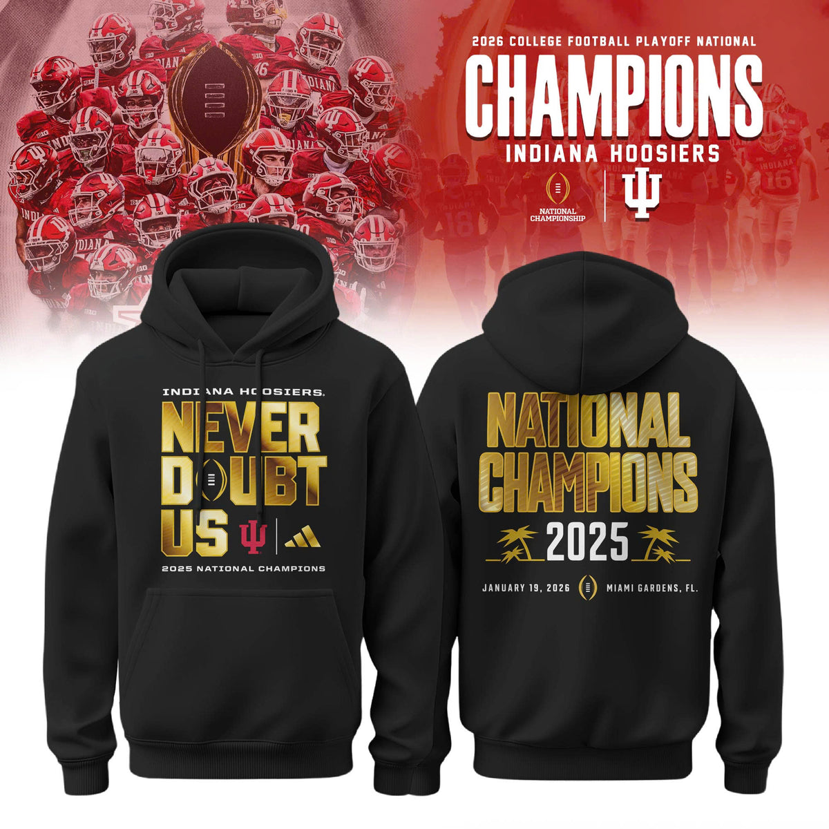 _ Indiana Hoosiers College Football Playoff 2025 National Champions Locker Room Hoodie