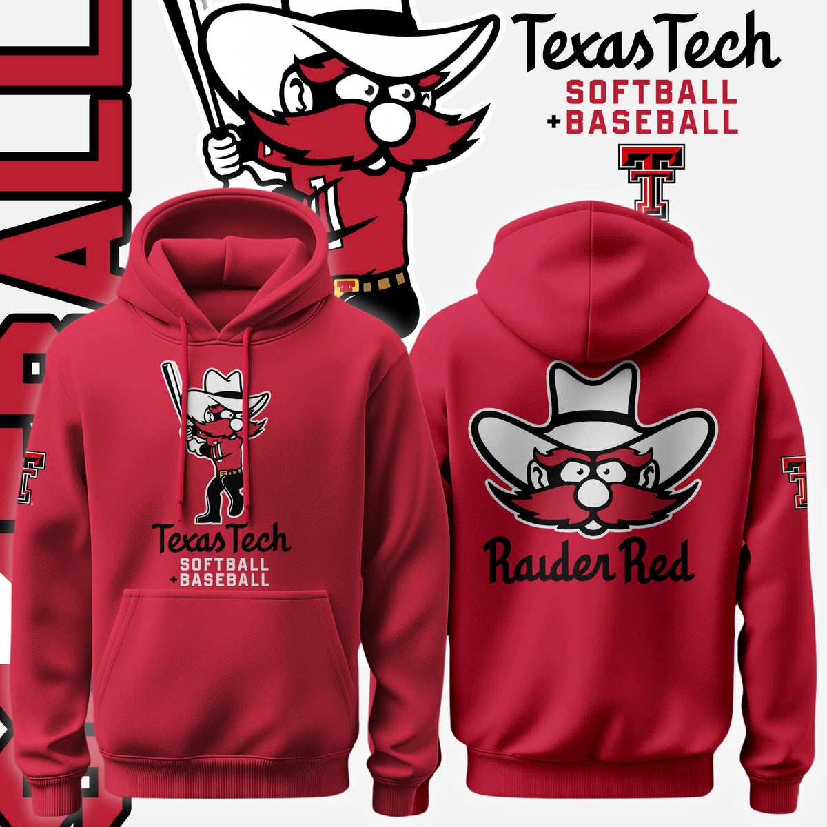 _ TTRR 2026 Softball + Baseball Logo Limited Edition Hoodie
