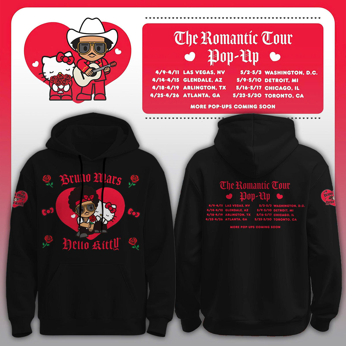 BM x HK “The Romantic Tour" Hoodie