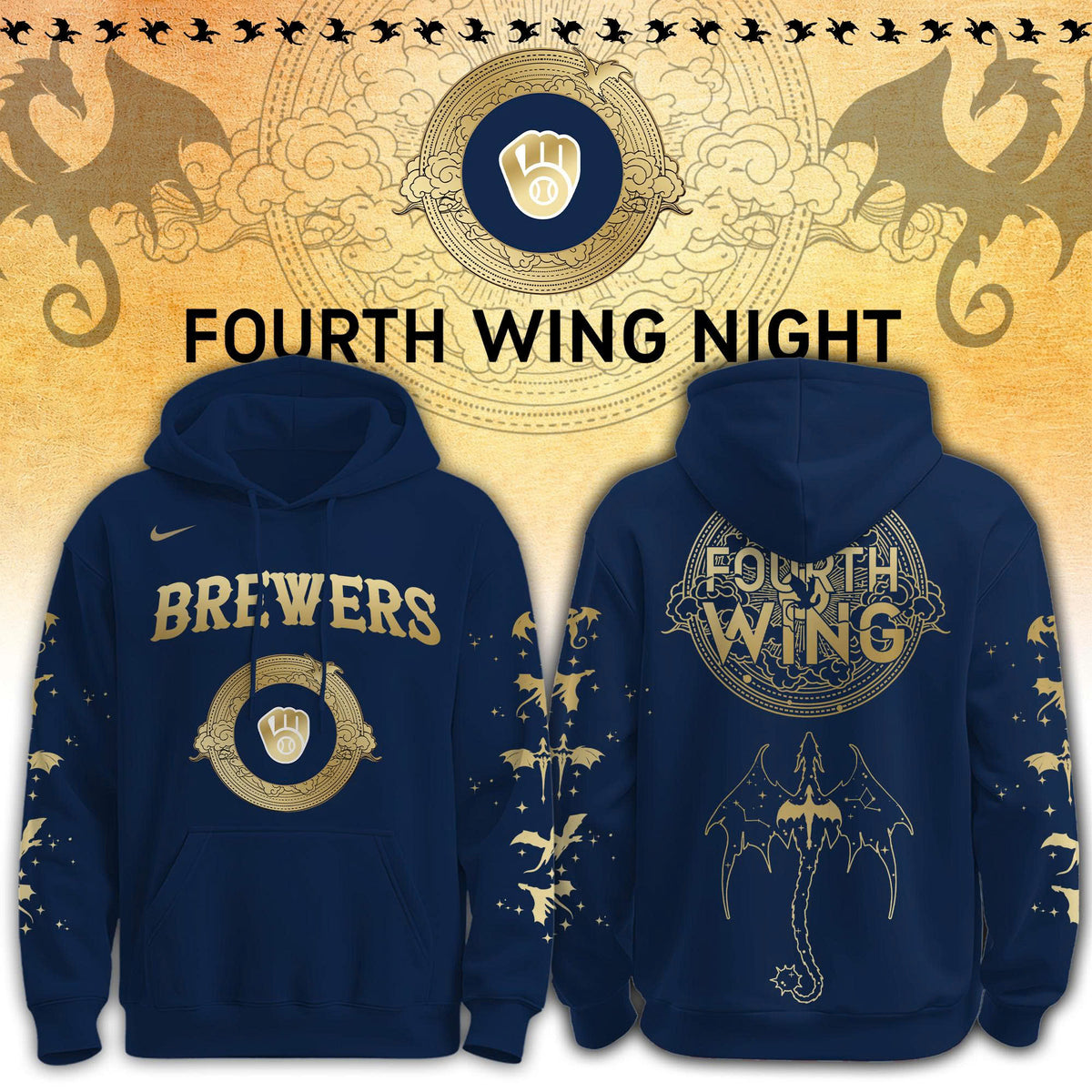 _ MB x Fourth Wing Theme Night 2026 Limited Editions Hoodie