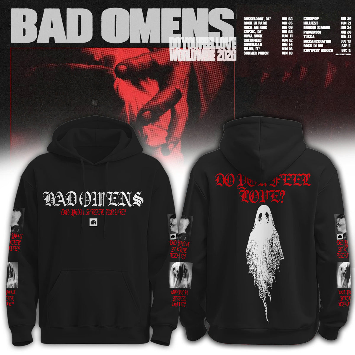 BO "Do U Feel Love "Tour 2026 Limited Edition Hoodie